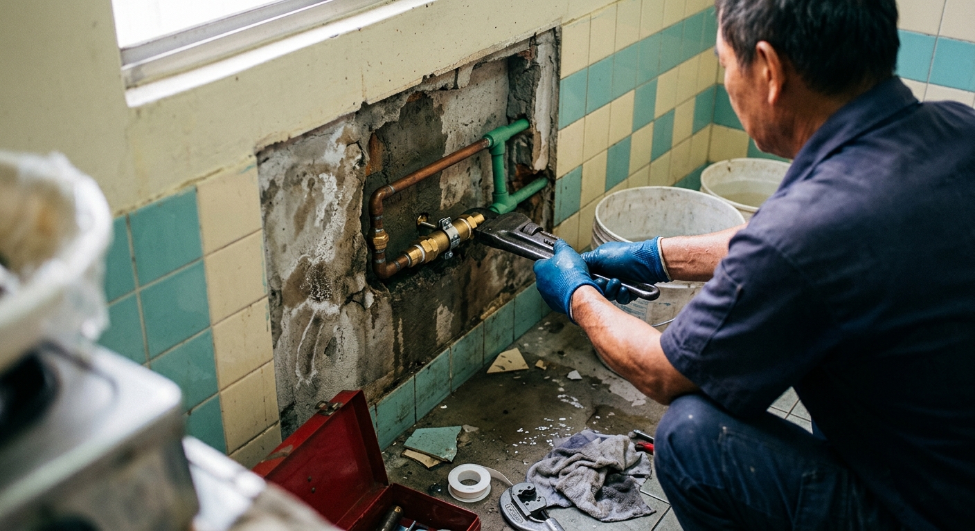 苓雅區日式老屋漏水修繕歷史建築的防水難題